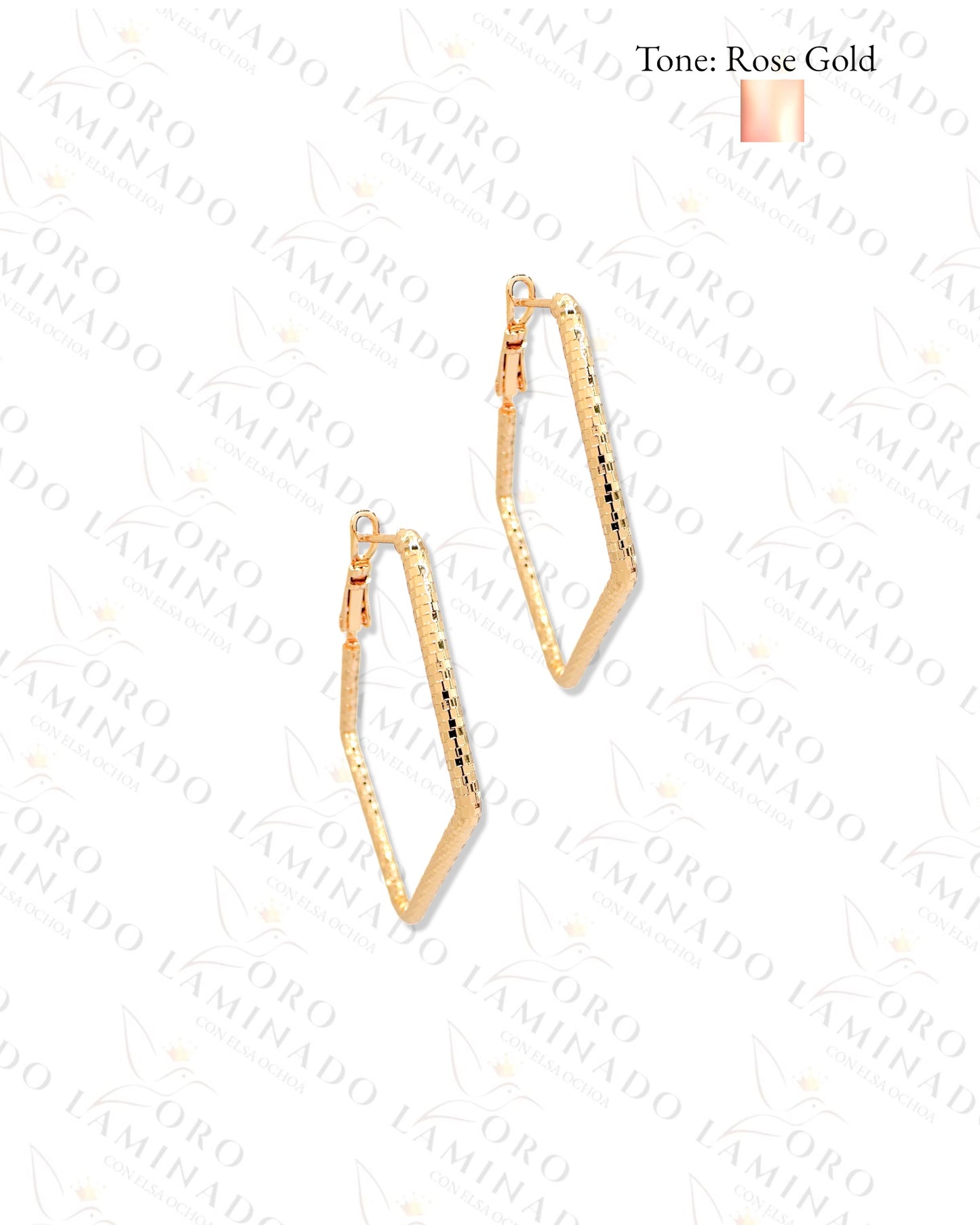 High Quality Rhombus Hoop Earrings Y260