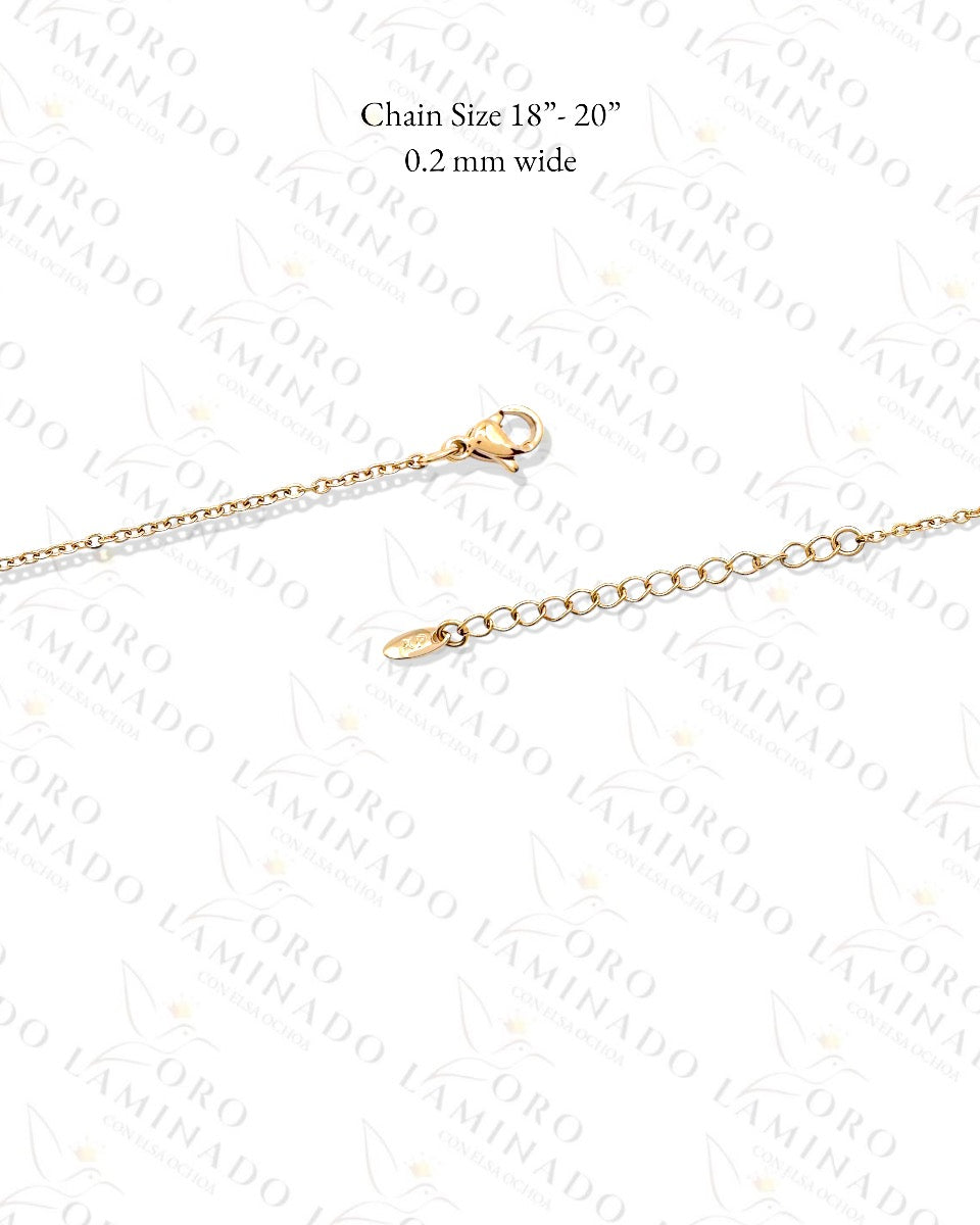 High Quality Rose Gold Stroller Necklace B153