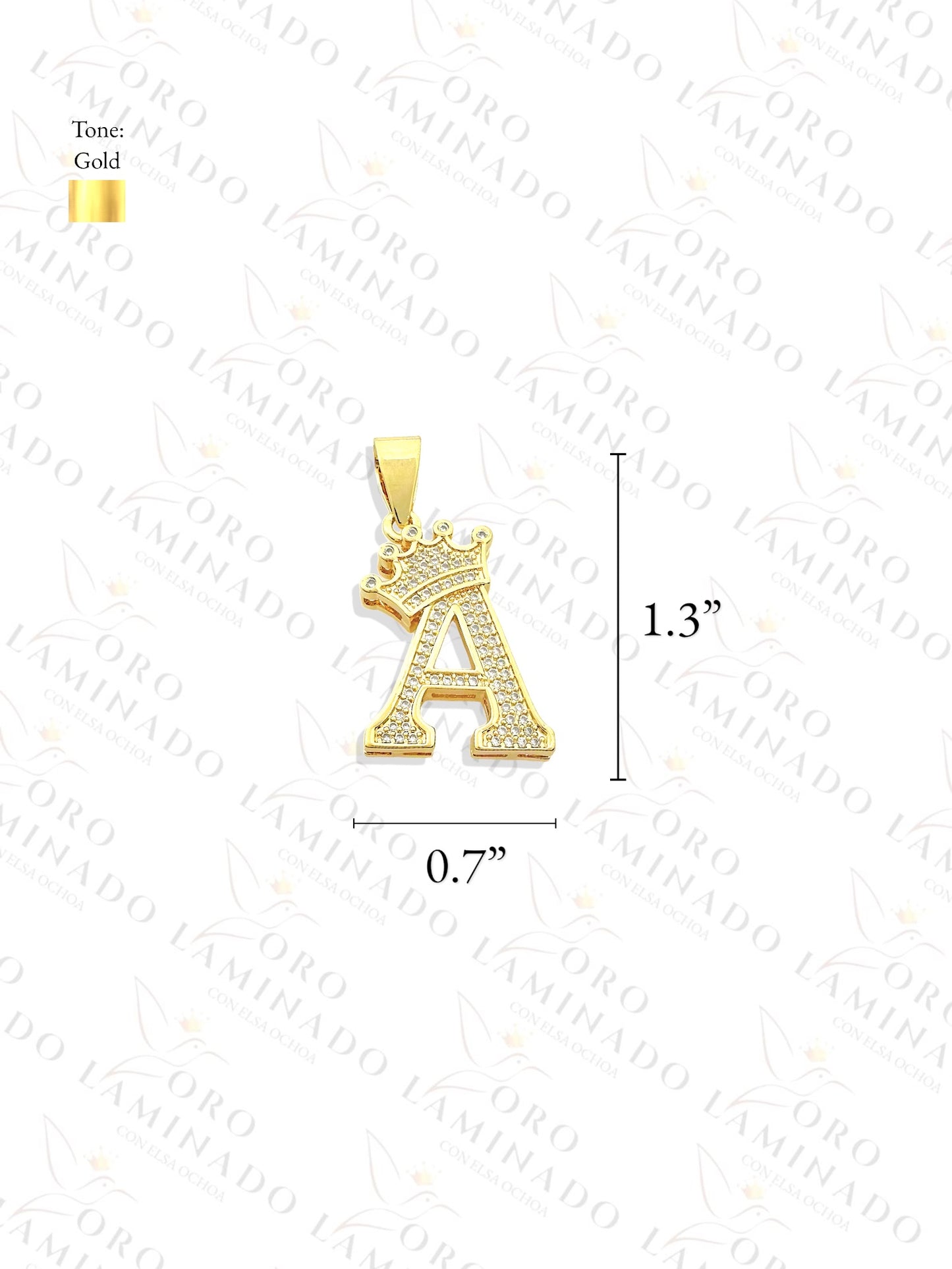 Gold Filled Letter "A" Pendant Y22