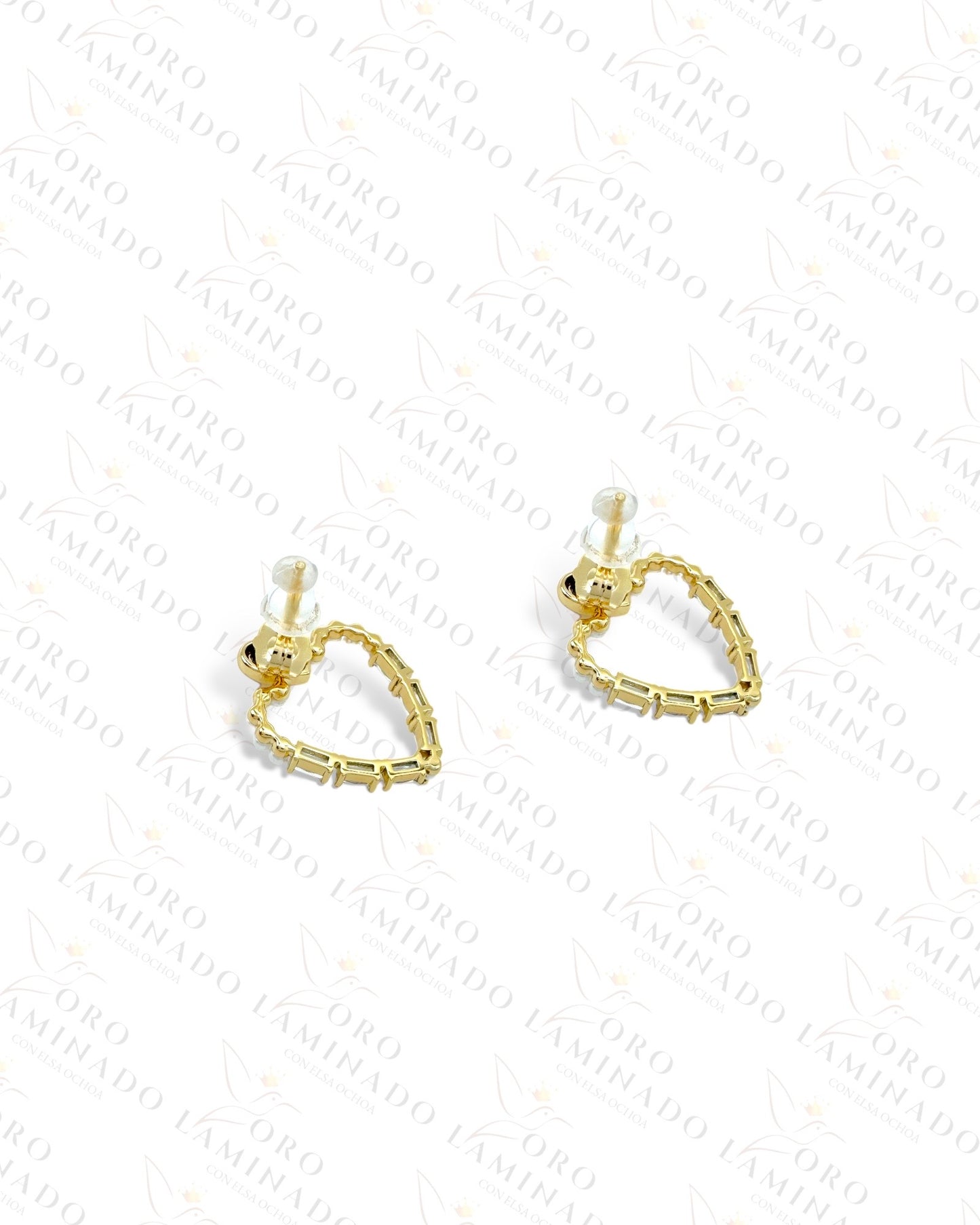 High Quality Pearl Heart Earrings R335