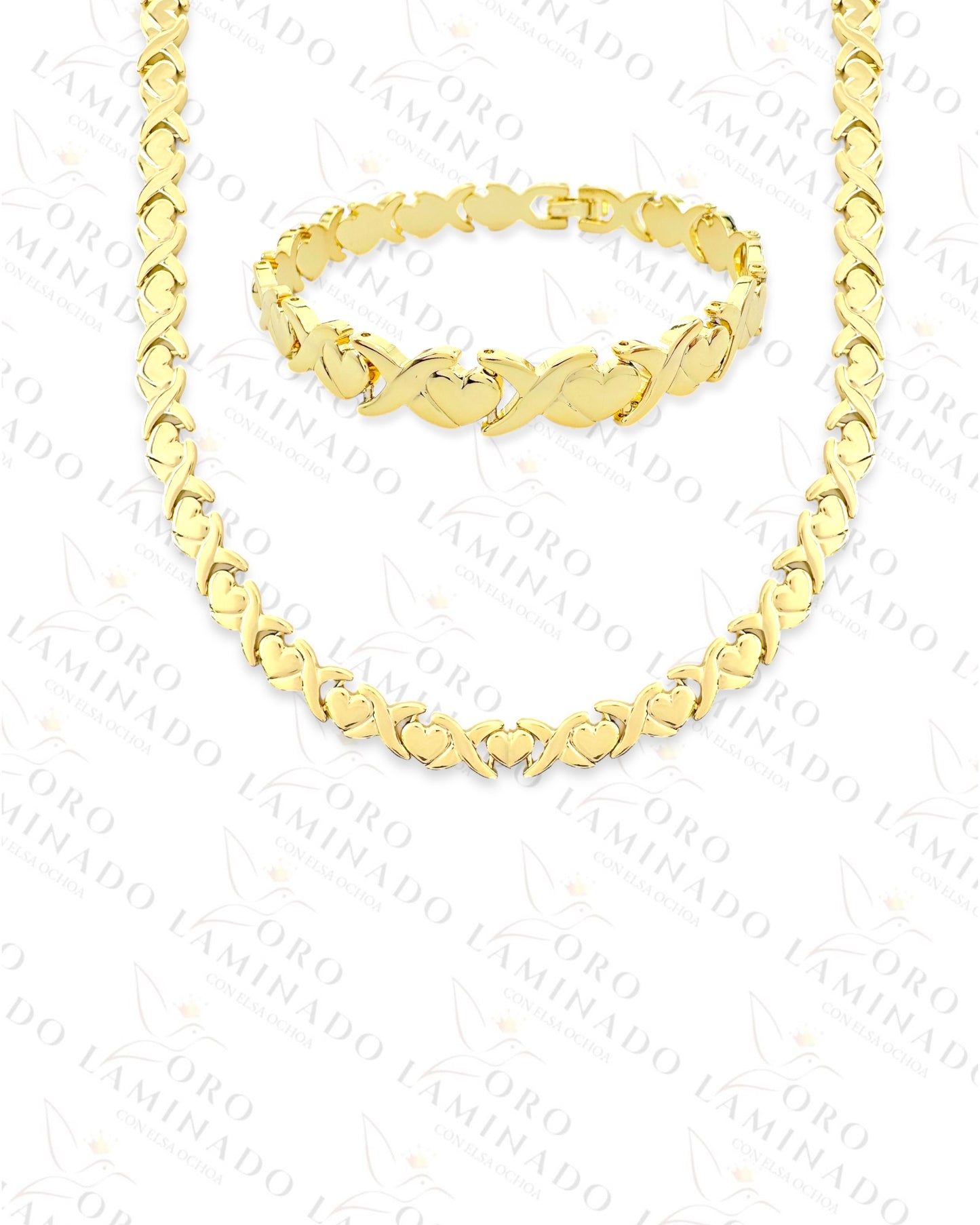 High Quality XOXO Chain Set (Gold Filled) R431