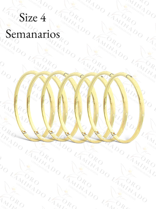 High Quality Pack of 7 Bangle Bracelets R305