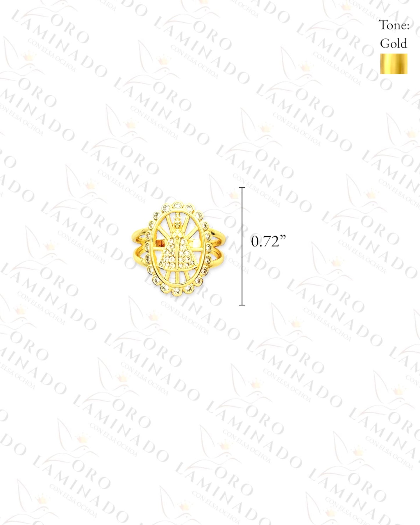 Adjustable Virgin of Juquila Ring (Gold Filled) G146