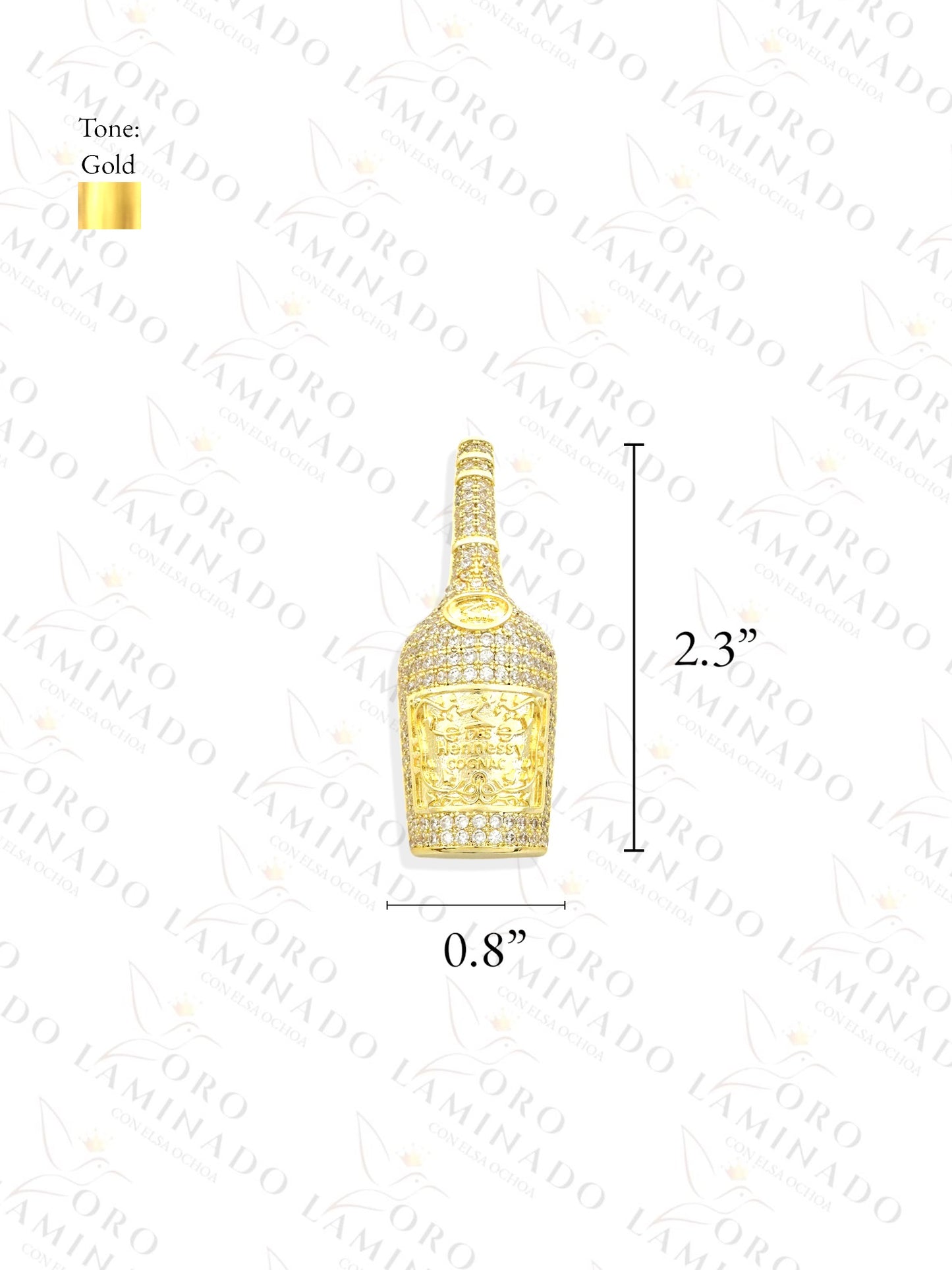 Gold Filled Wine Bottle Pendant R249