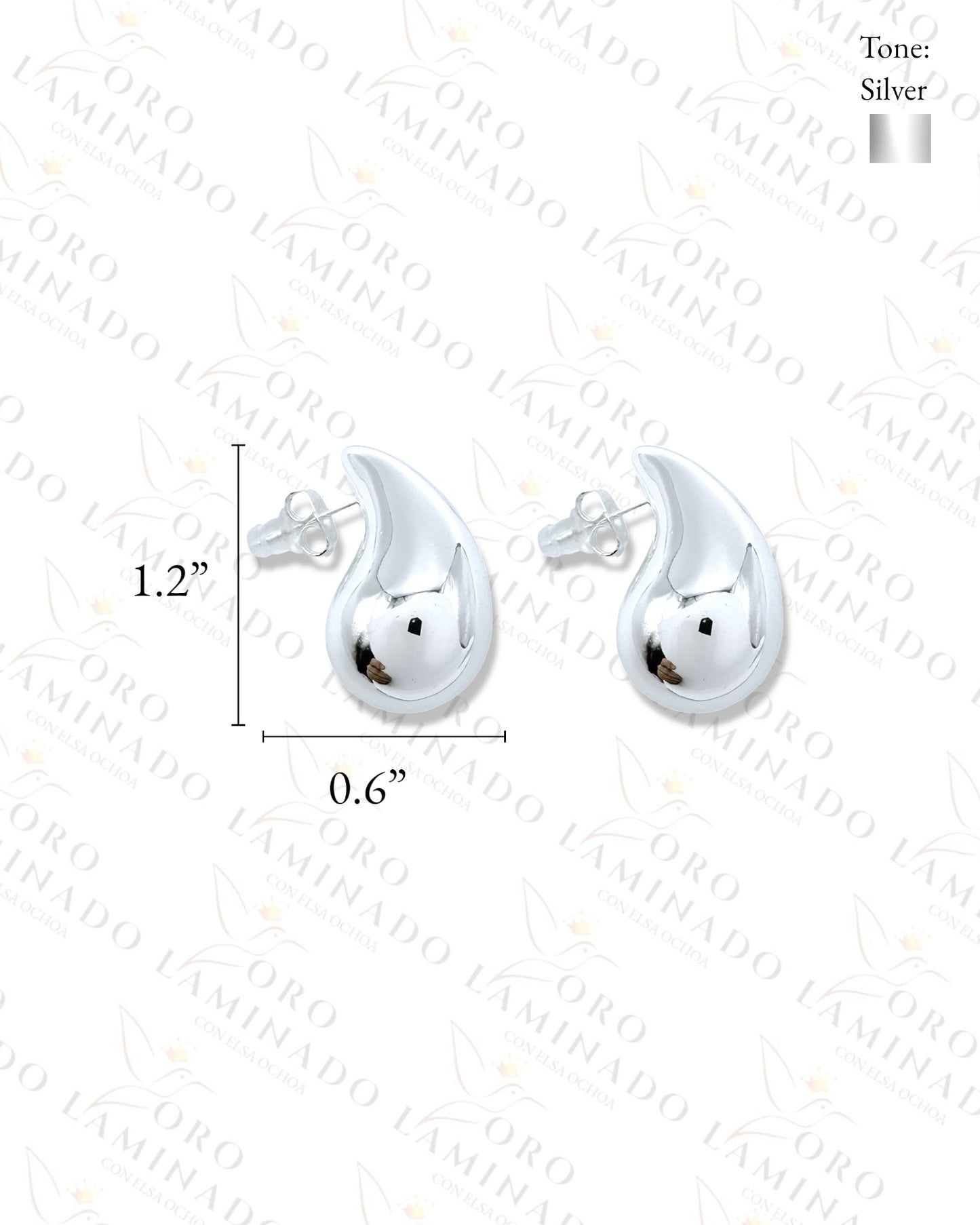 High Quality Rain Drop Silver Earrings R343