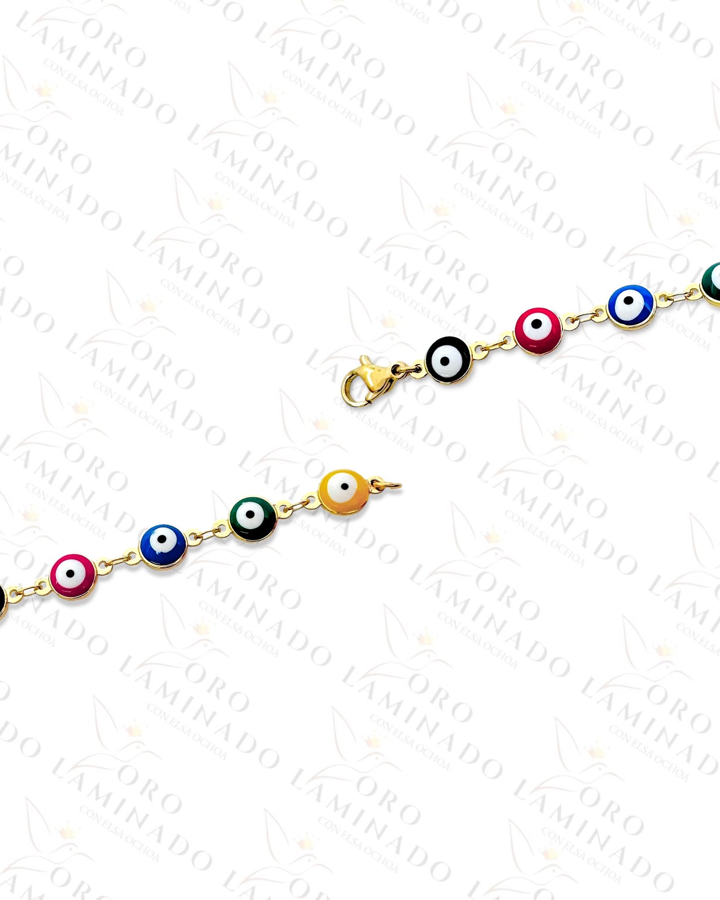 High Quality Gold Filled Multi-Color Eye Bracelet R415