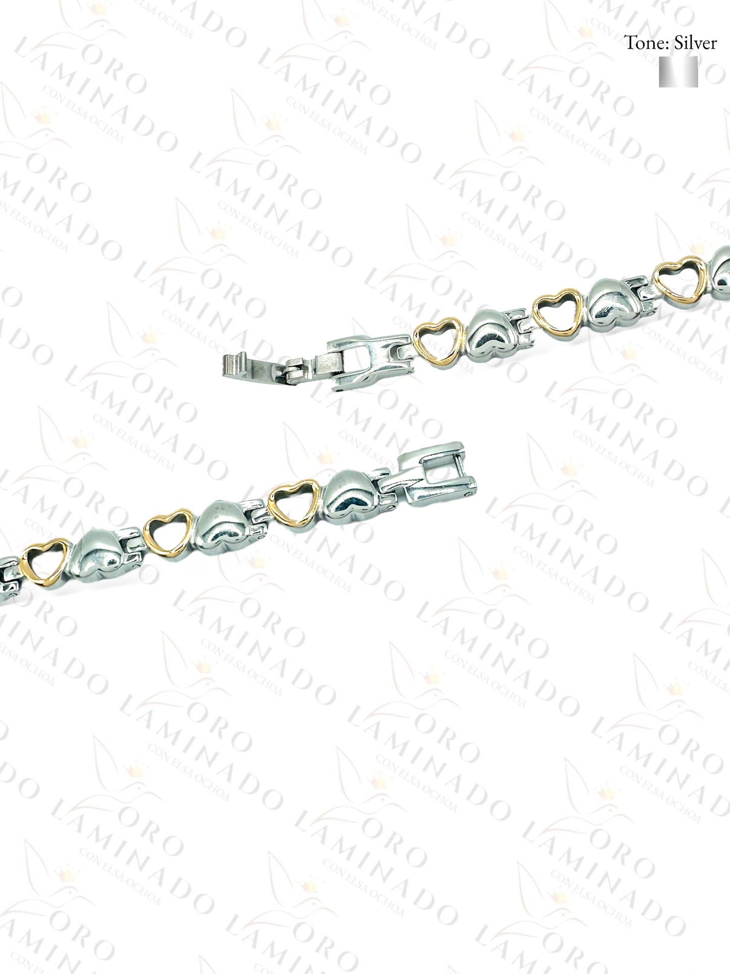 High Quality Stainless Steal Mini Hearts Bracelet B411