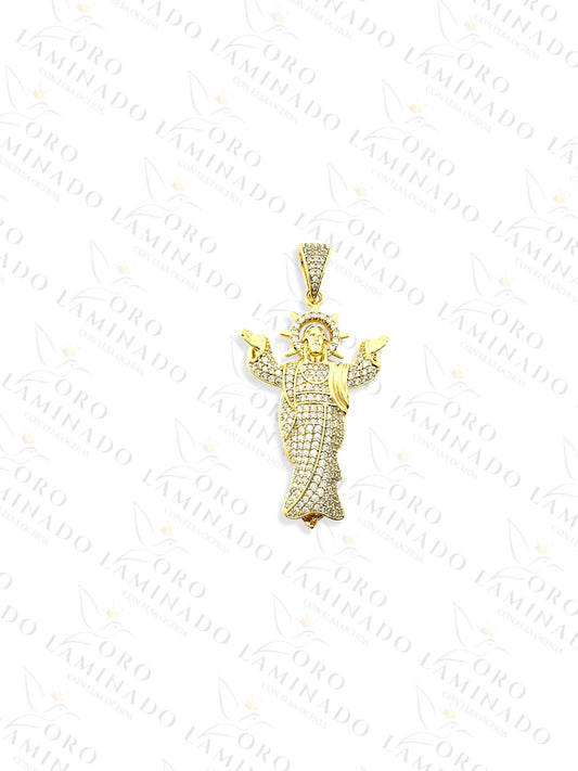 High Quality Christ with Open hands Pendant Y435