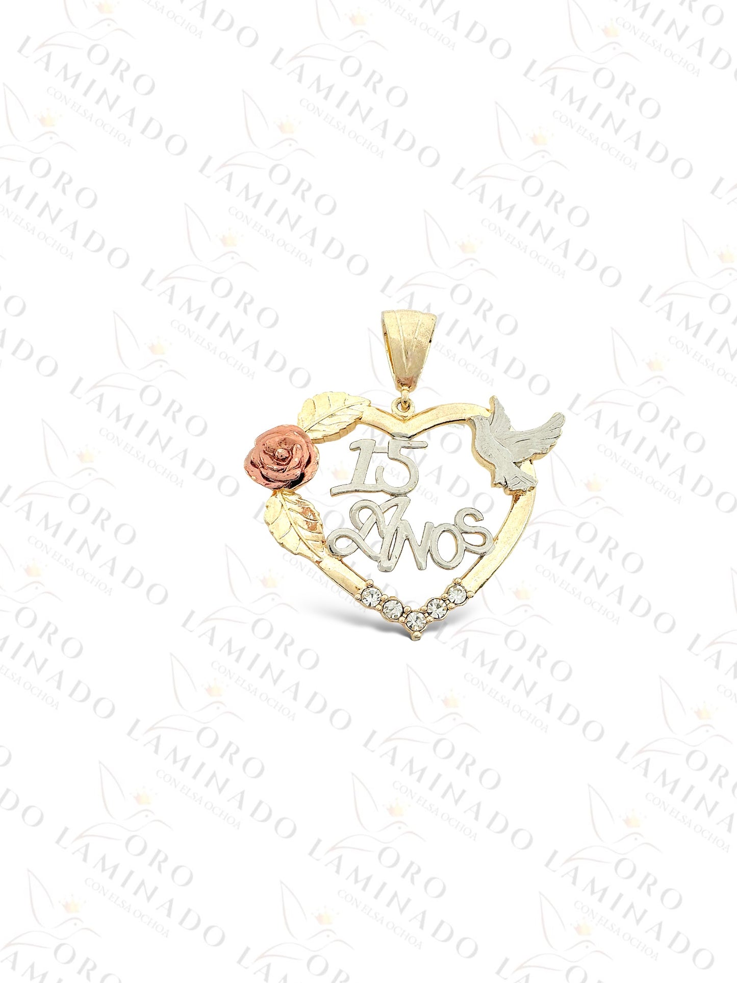 Three Tones Quinceañera Pendant R154