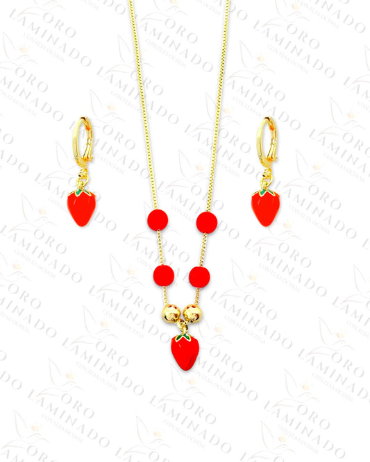 Strawberry Set (Gold Filled) B75