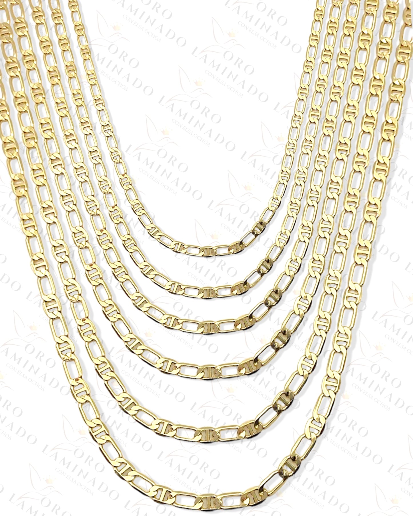 High Quality Gucci Chain Pack of 6 Size 22" C363