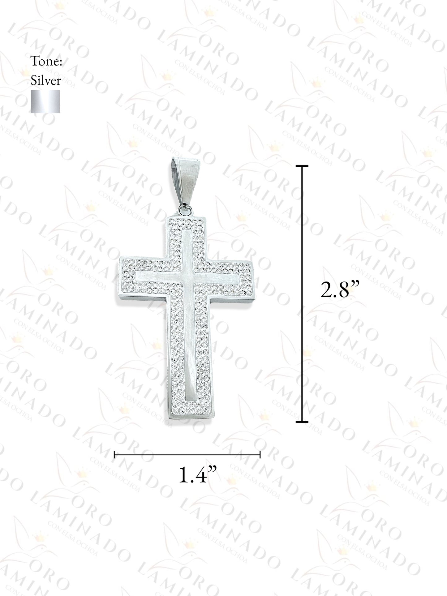 Silver Cross Pendant Y344