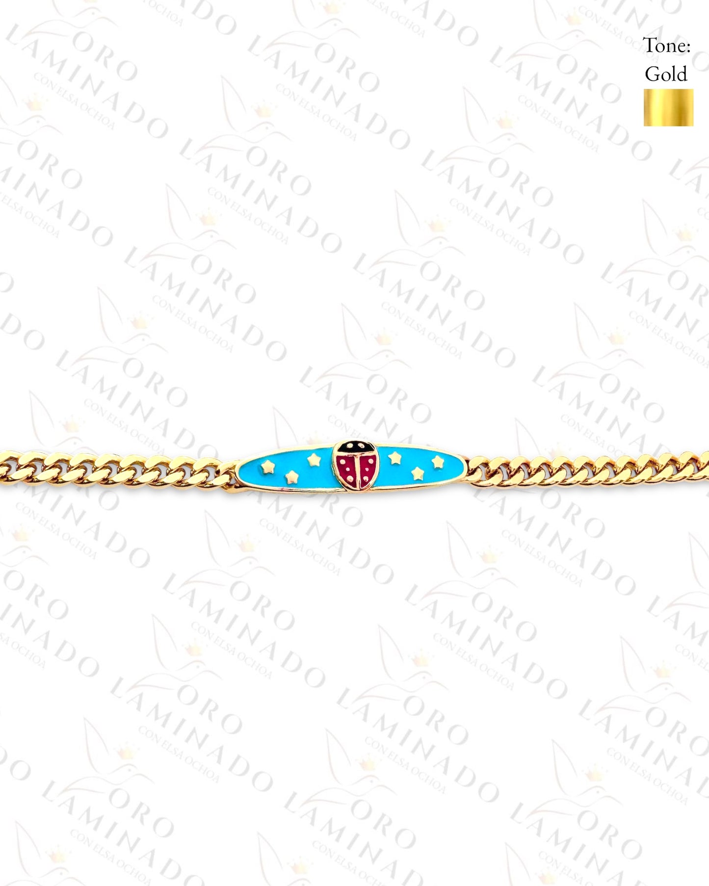 High Quality Kid’s LadyBug Bracelet (Gold Filled) R39