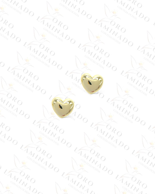 High Quality Chunky Mini Heart Earrings R455