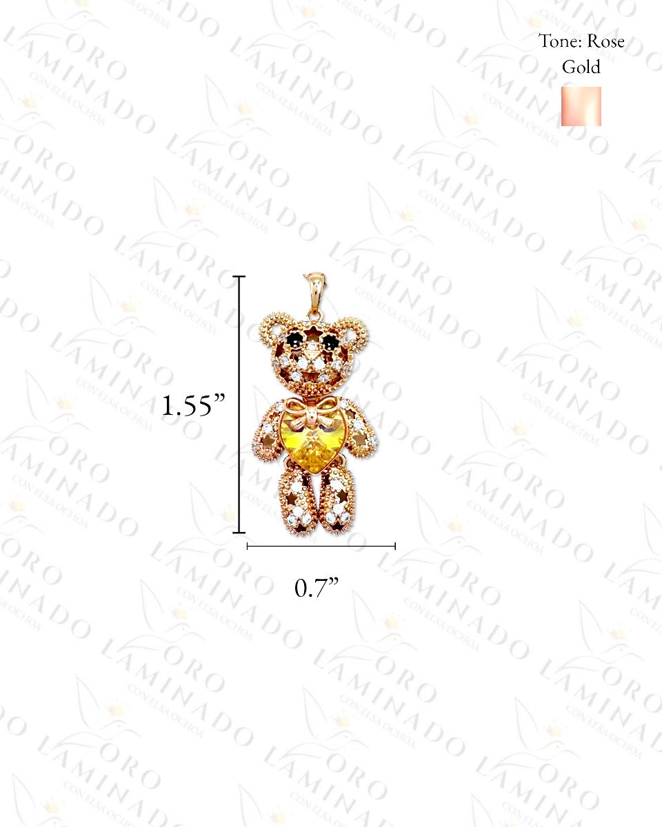 High Quality Yellow Stone Teddy Beat NecklaceY75