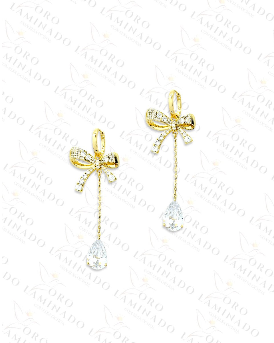 High Quality Long Bow Earrings C425