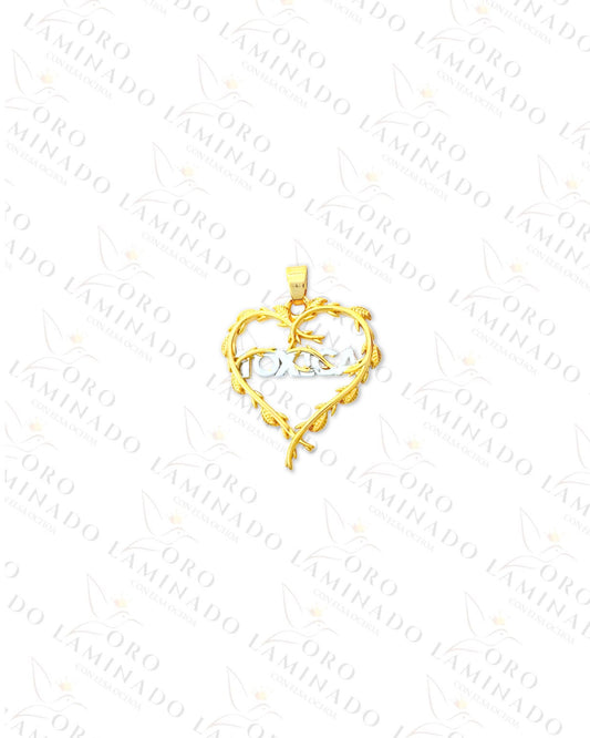 “Tóxica” Heart Pendant (Gold Filled) G379