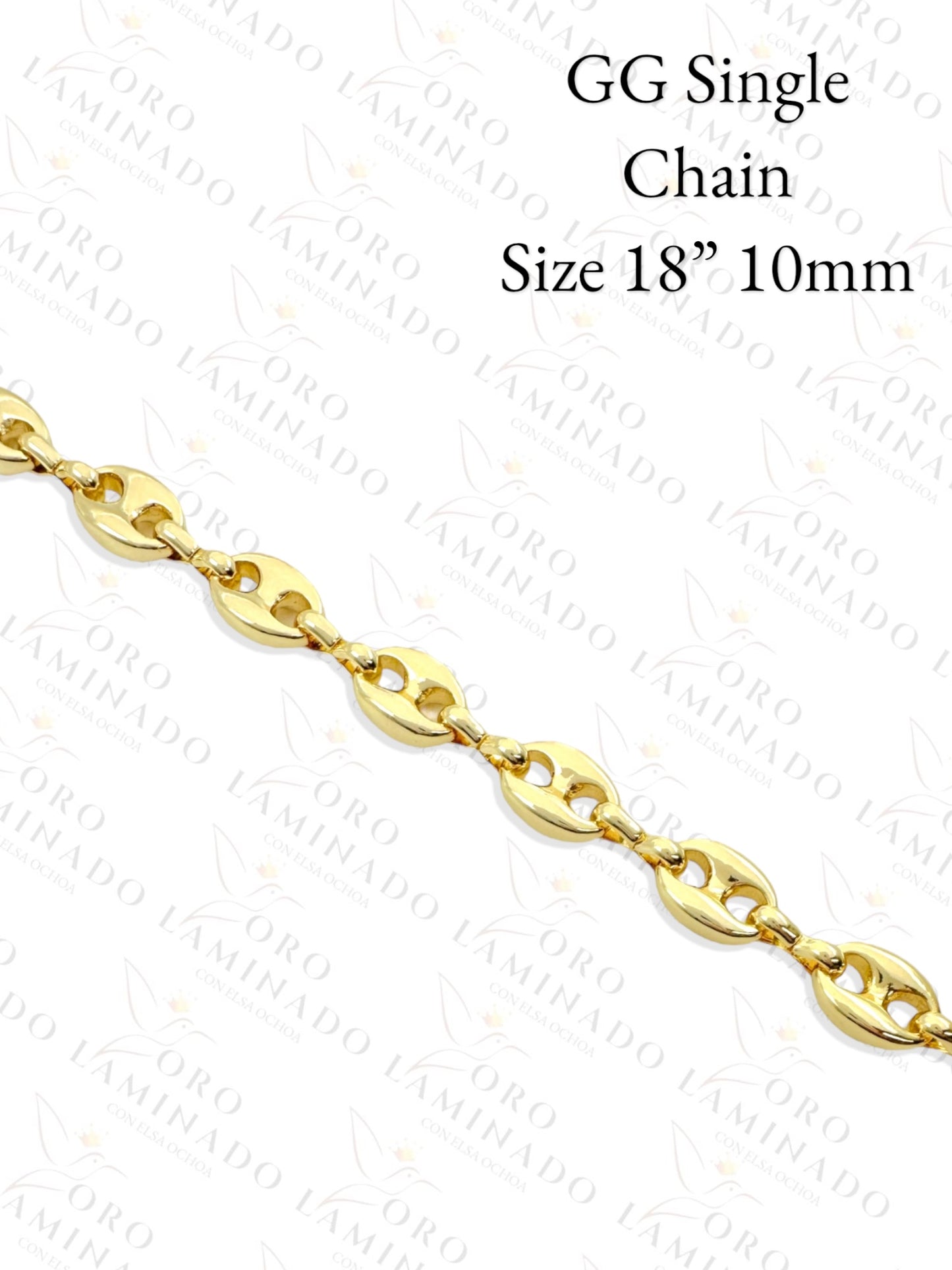 High Quality GG Single Chains Size 18" 10mm Y348