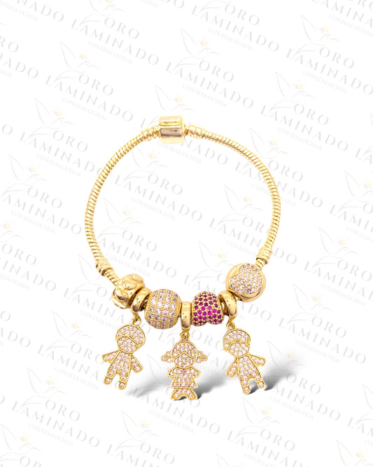 High Quality Sparkling Kids Charm Bracelet B367