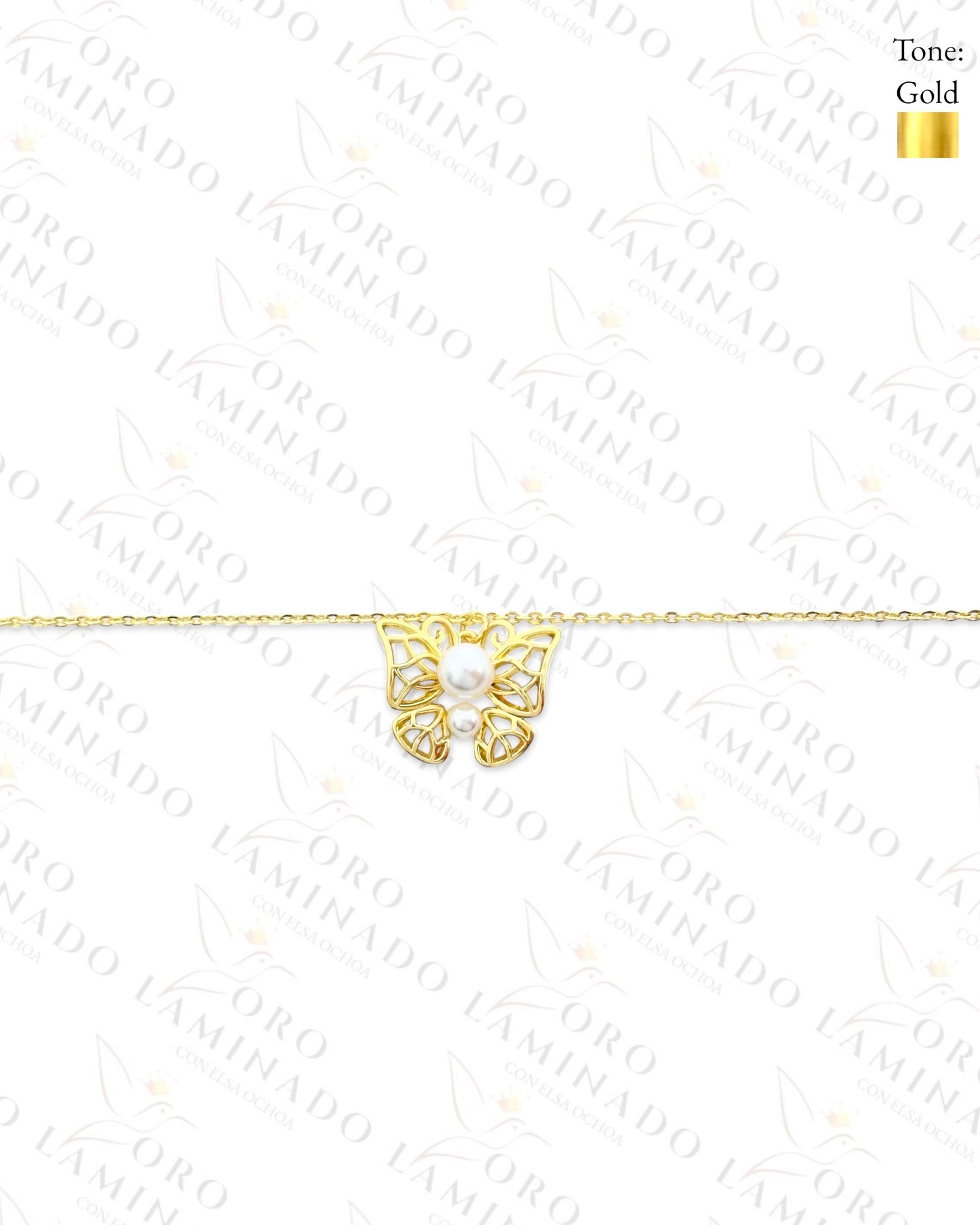 High Quality Butterfly Necklace (Gold Filled) G299