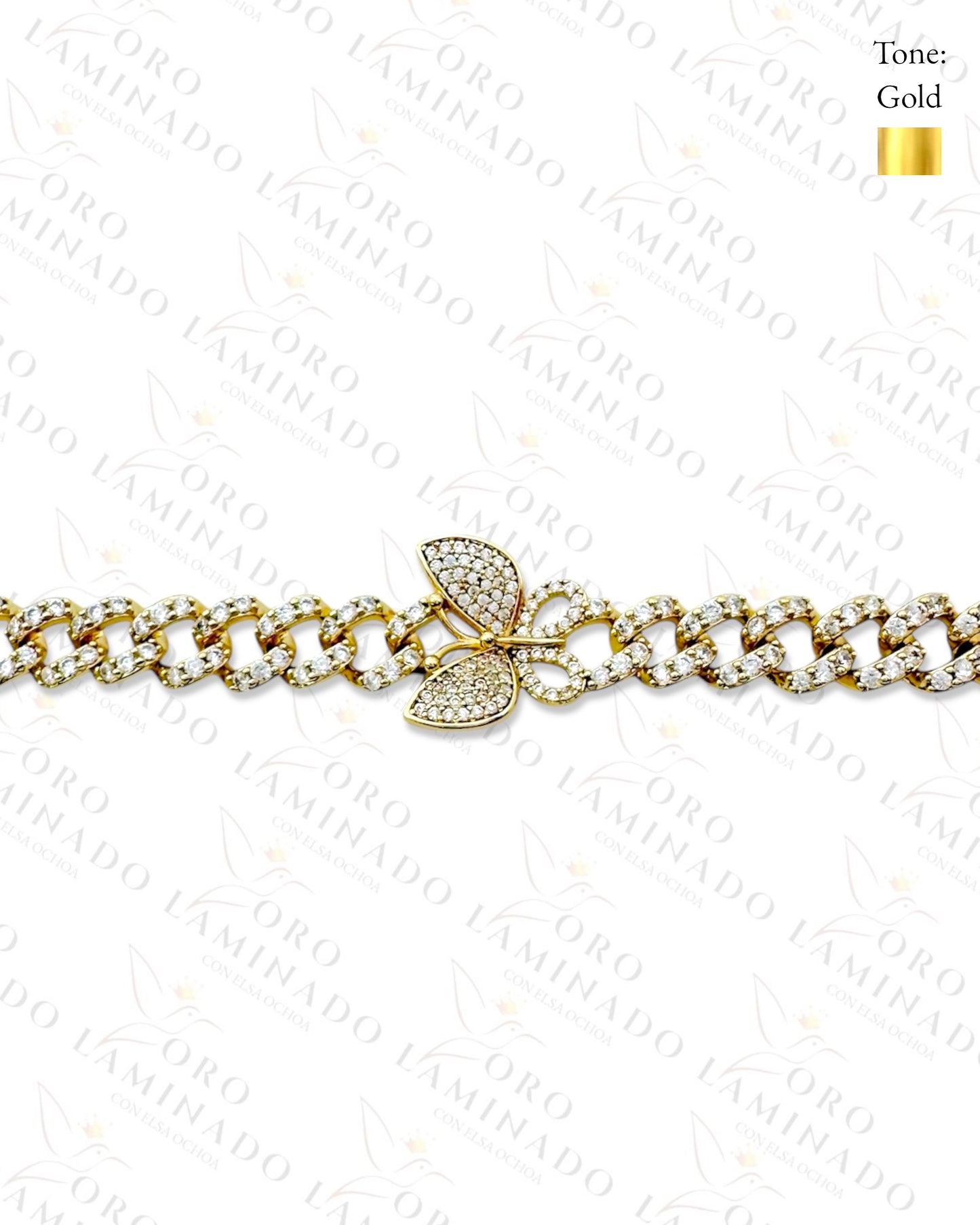 High Quality Gold Filled Diamond ButterflyBracelet Y7