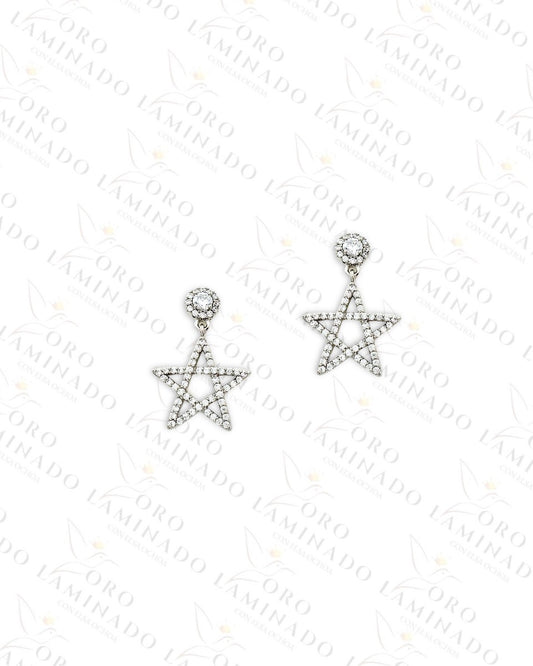 High Quality Sparkling Star Earrings C318