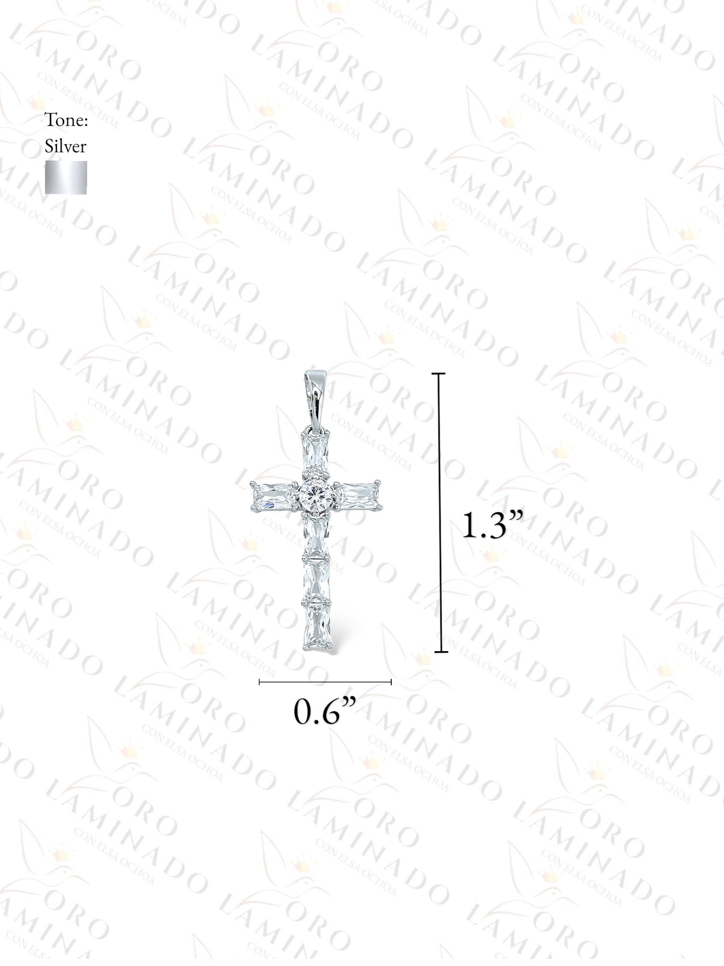 High Quality Crystal Cross Pendant G394