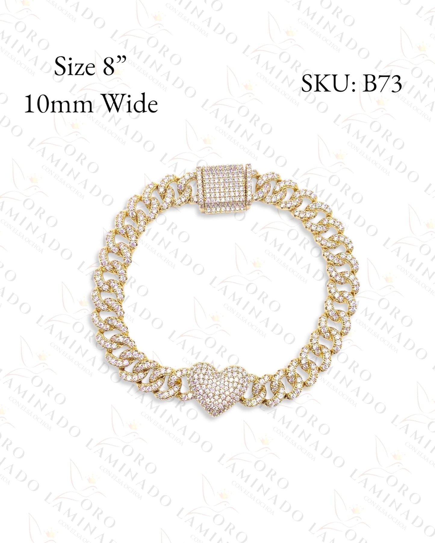 High Quality Heart Monaco Chain B115