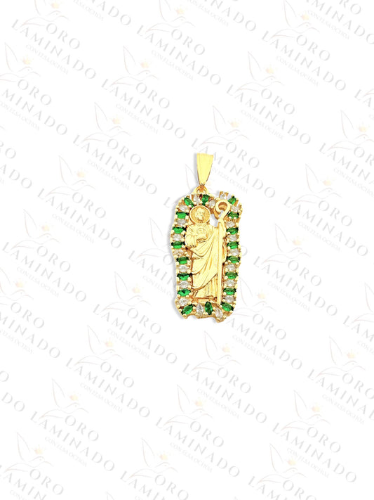 Green Saint Judas Pendant B22