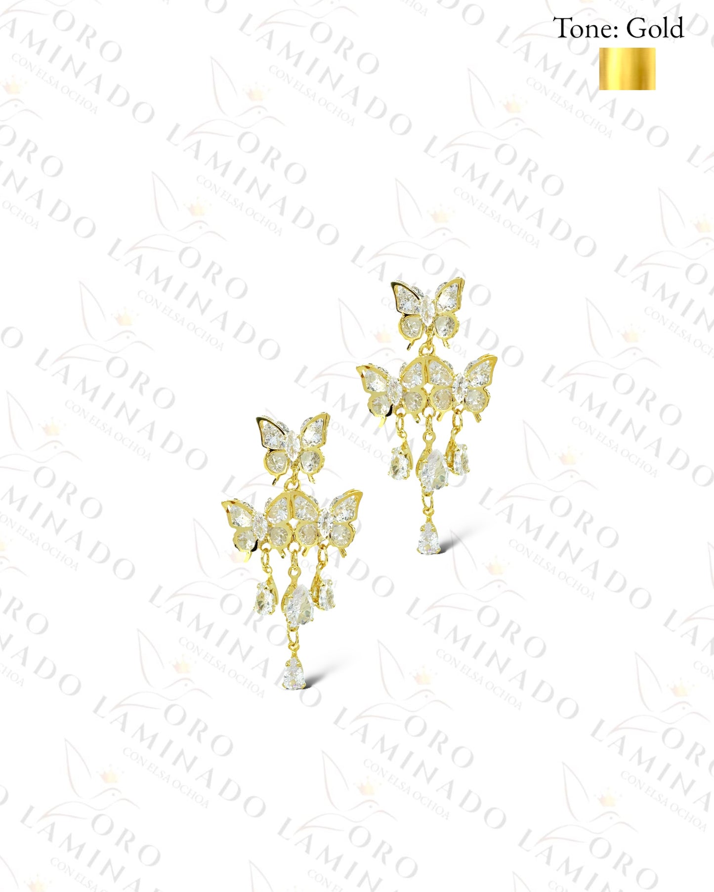 High Quality Butterfly Chandelier Earrings R384