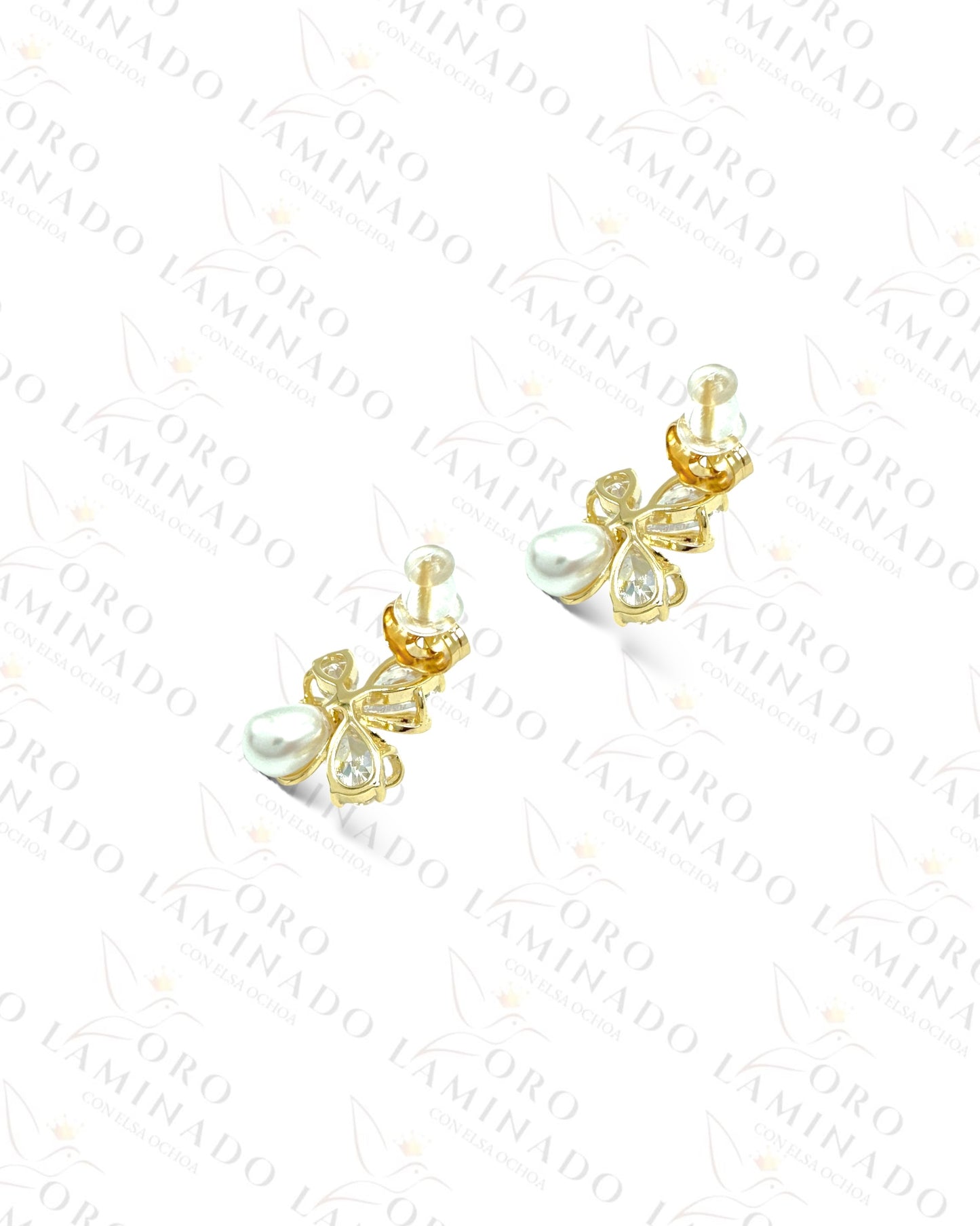 High Quality Bow and Flower Earrings C309