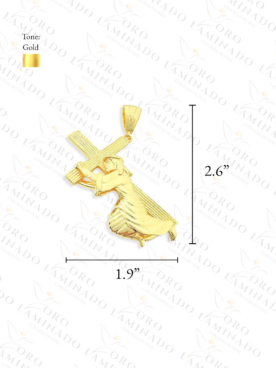 Jesus with Cross Pendant R153