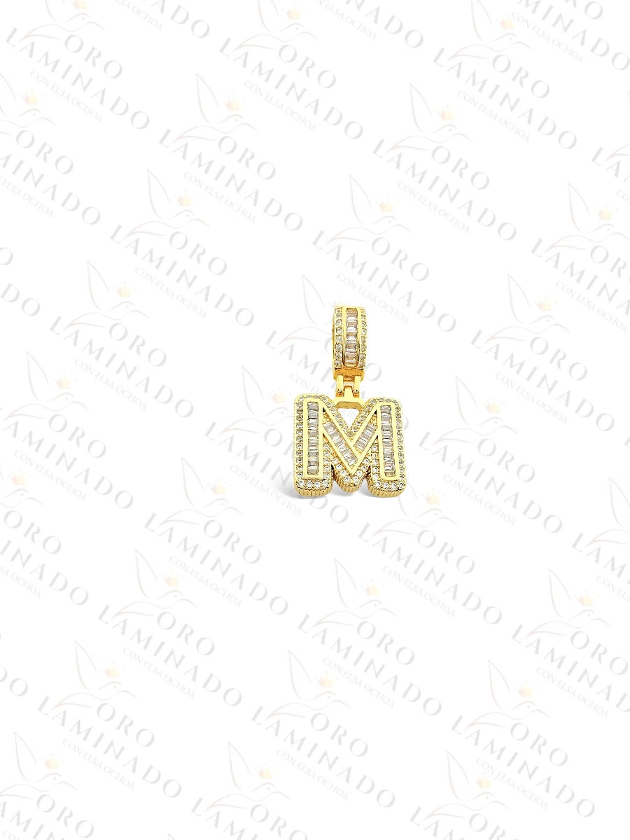 Gold Filled Letter "M" Pendant G258