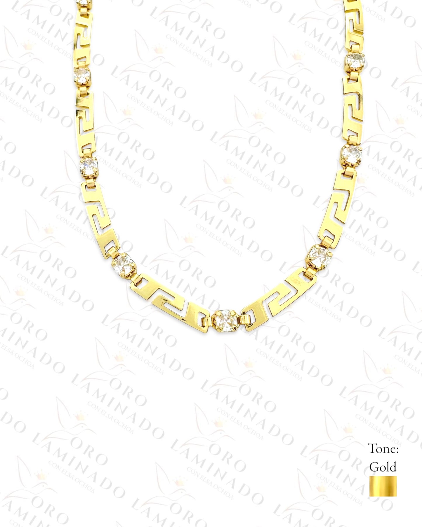 High Quality Greek Key Link Chains Pack of 6 Size 18” 4.5mm R127
