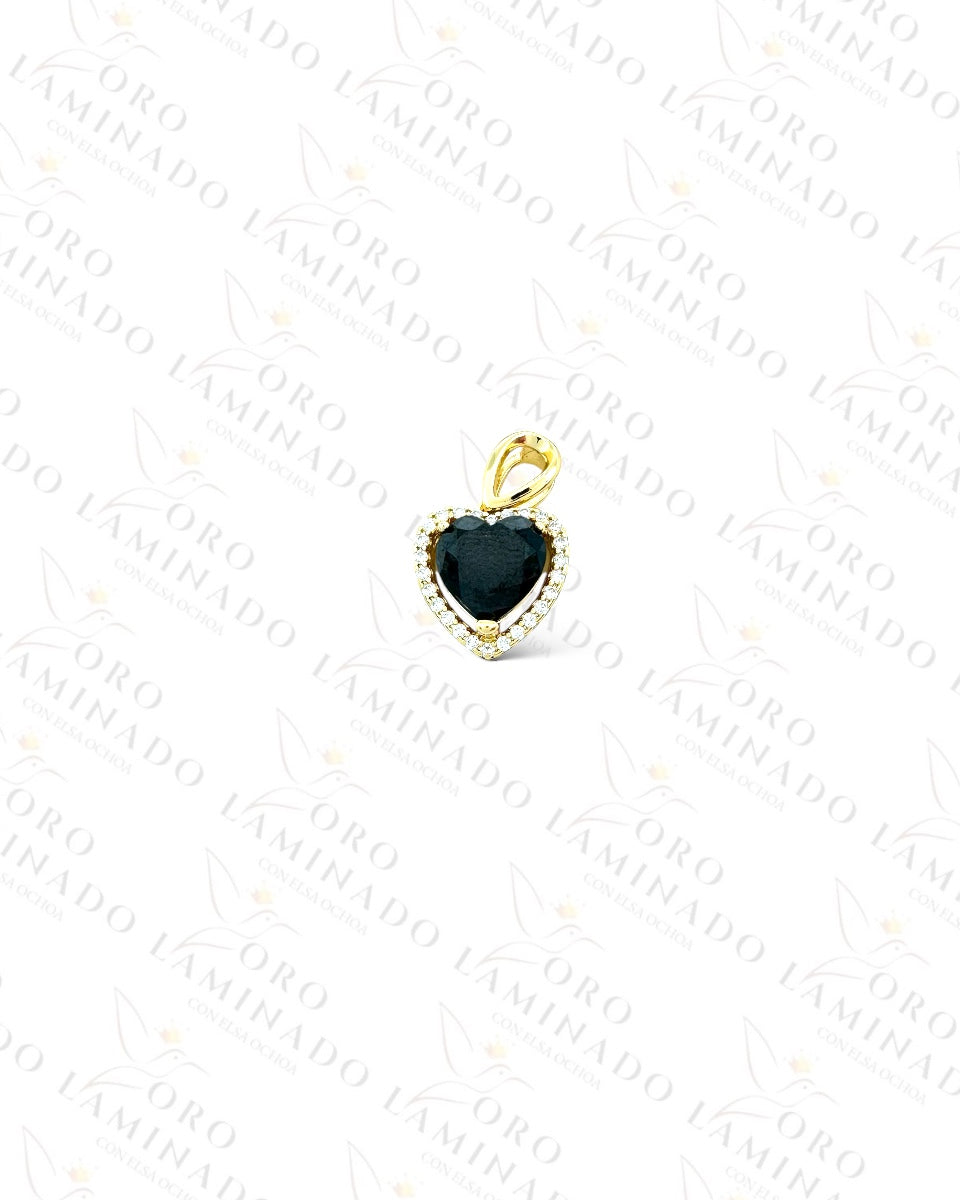 High Quality Small Dark Heart Pendant C5