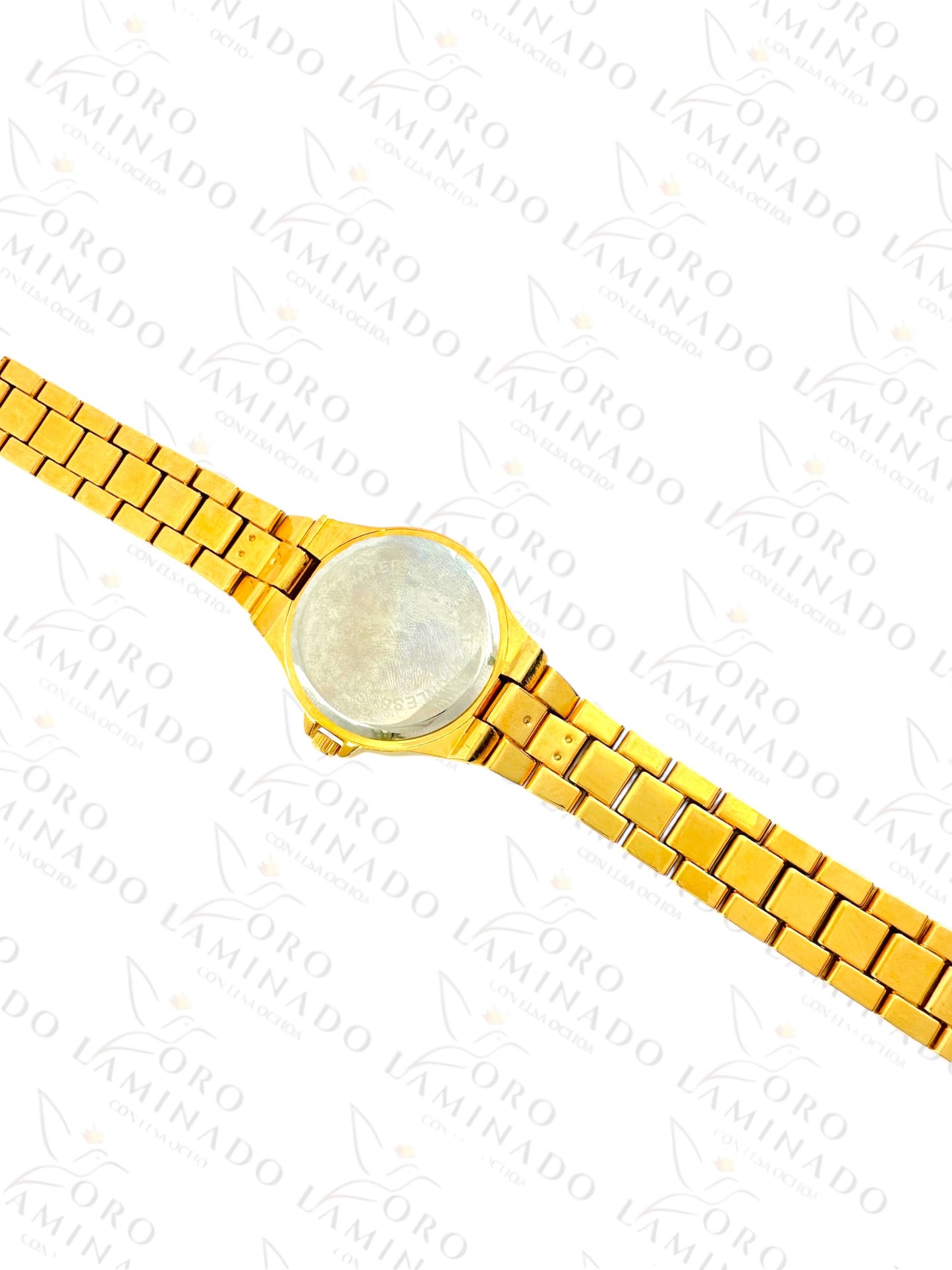 Stainless Steel Gold Watch