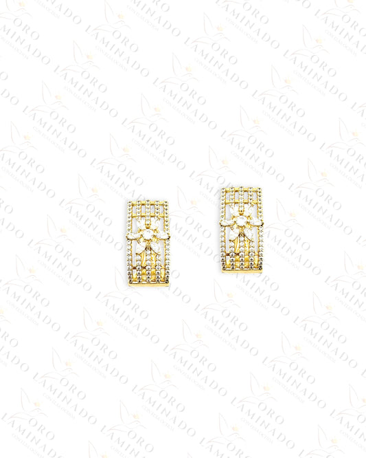 High Quality Hoop Earrings with Stones C410