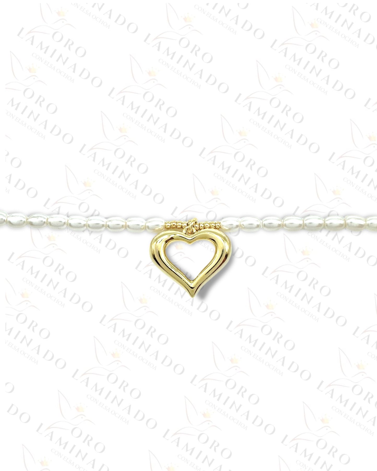 High Quality Heart Pearl Necklace Y148