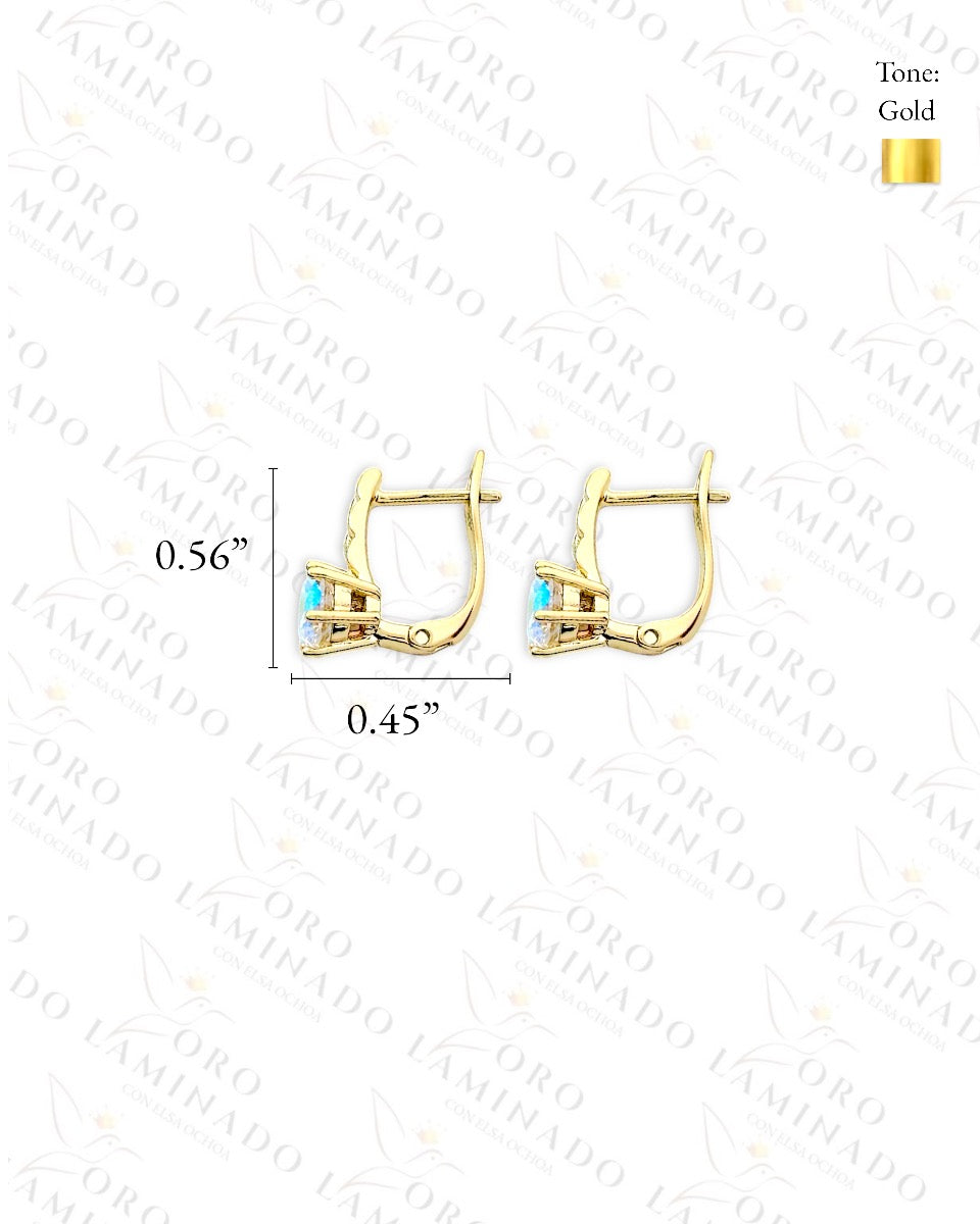 High Quality Iridescent Stone Earrings G419