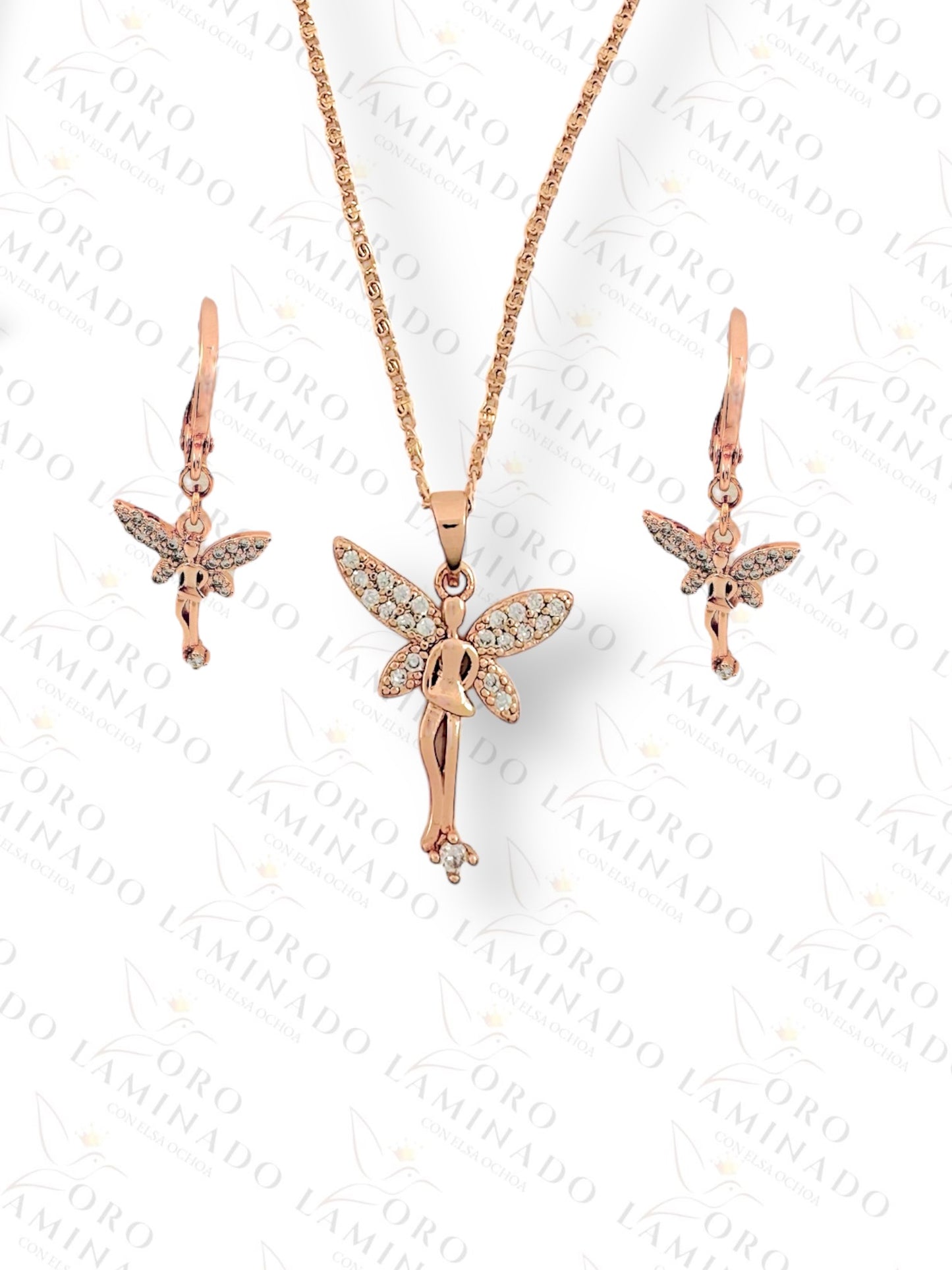 Gold Filled Rose Gold Fairy Godmother set G320