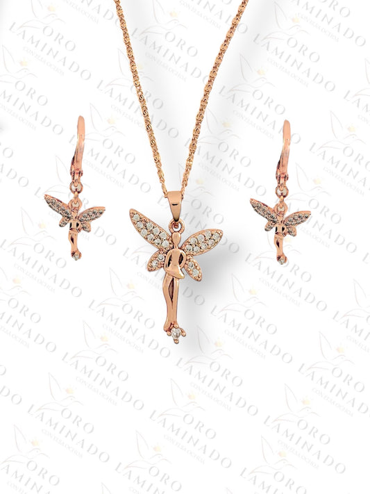 Gold Filled Rose Gold Fairy Godmother set G320