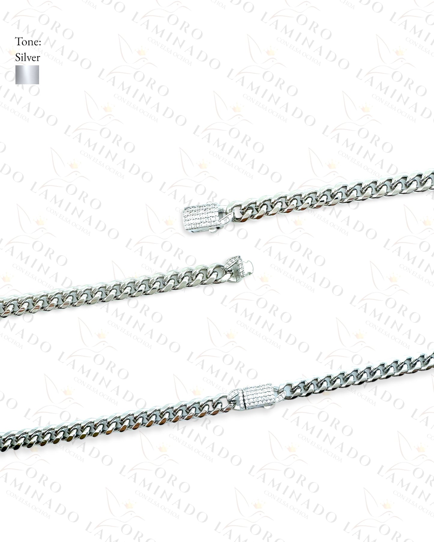 Silver Baby Monaco Chain Size 20" C31