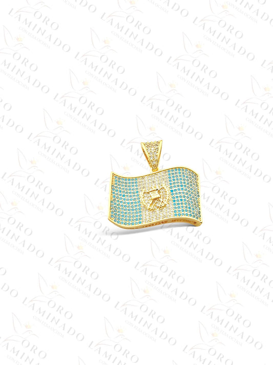 Guatemala Flag Pendant Y305