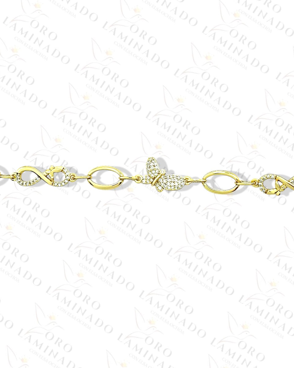 High Quality Butterfly Infinity Bracelet G224