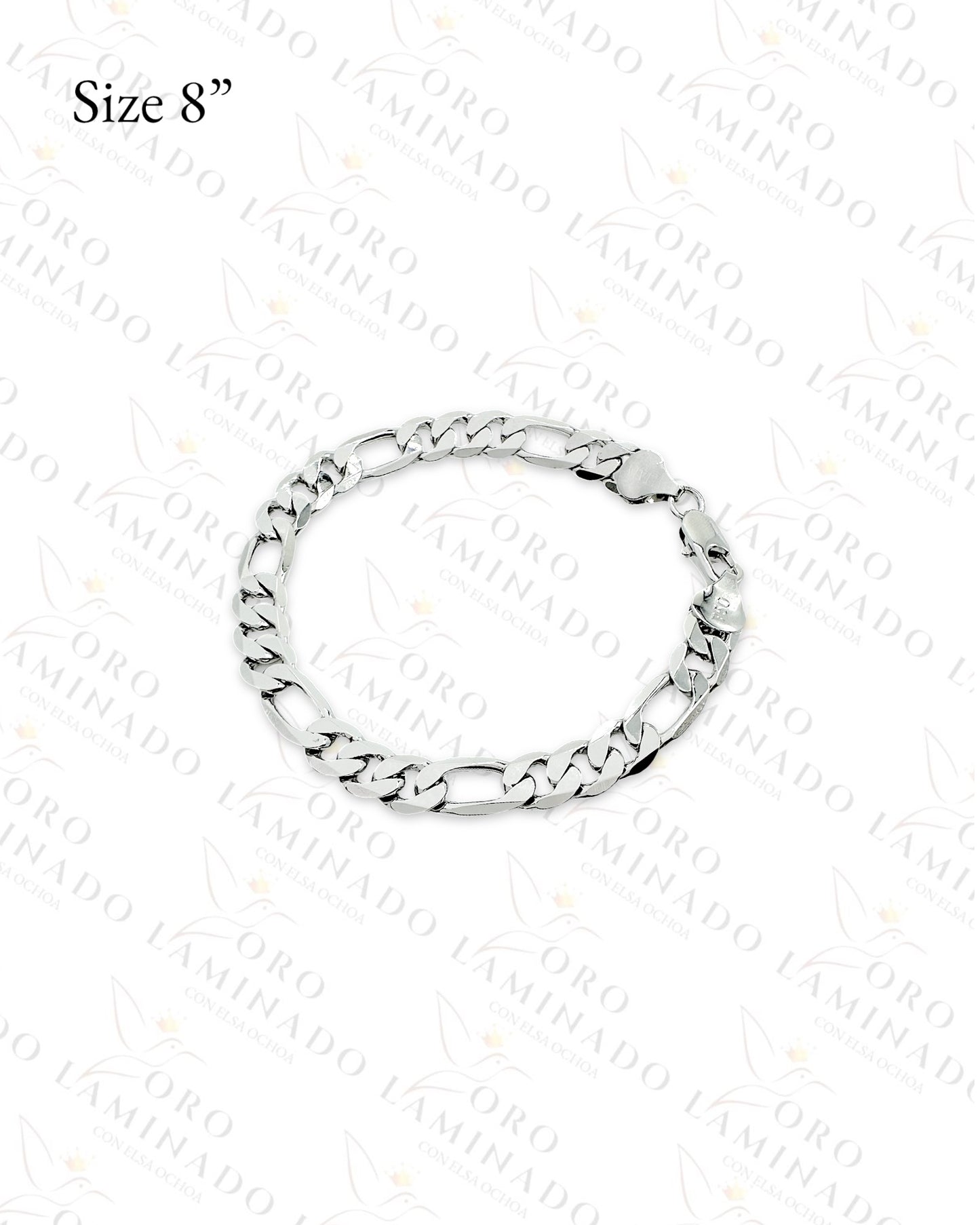 Silver Figaro Bracelet (Gold Filled) B281