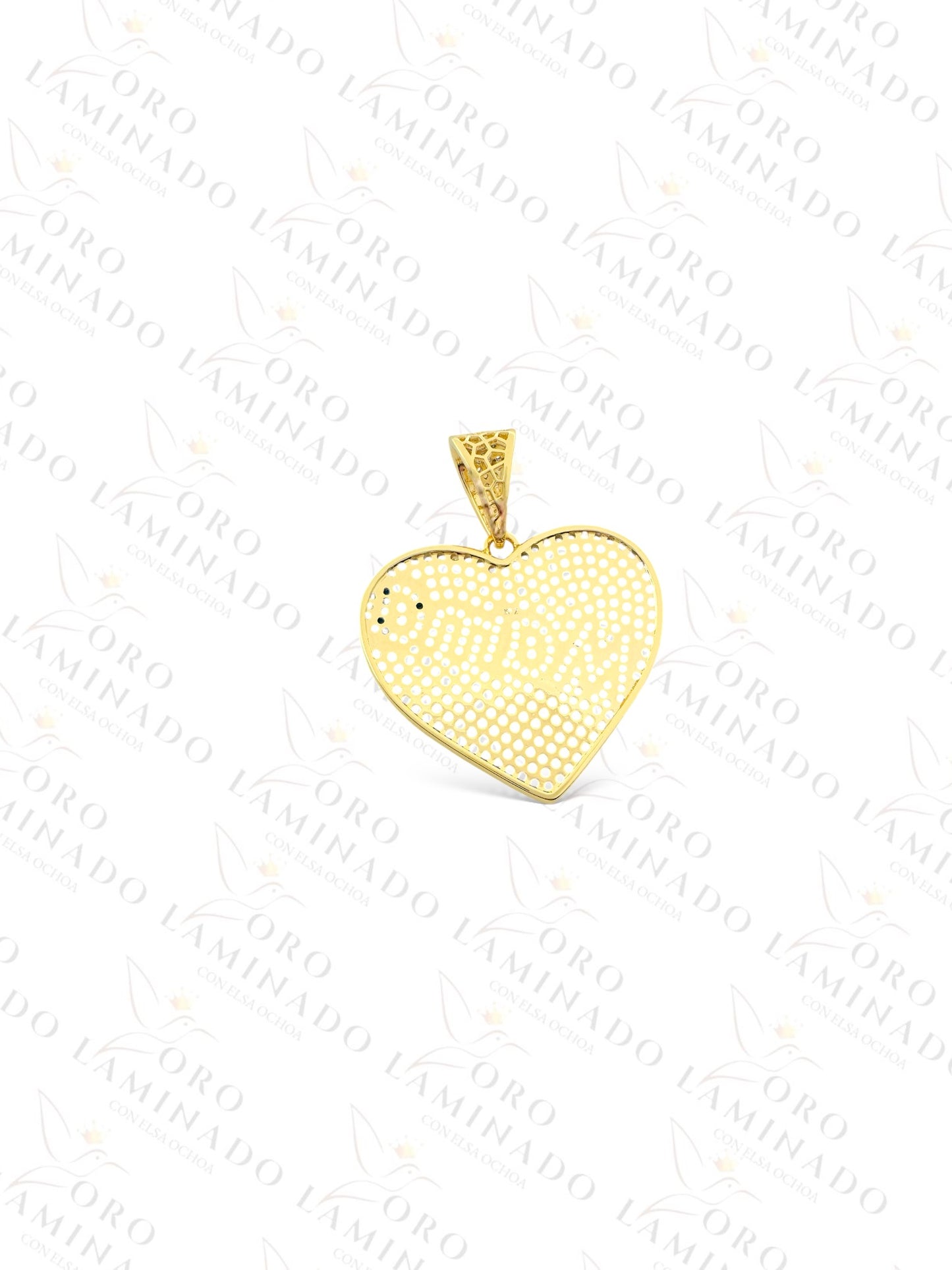 Gold Filled Heart "Mama" Pendant Y314