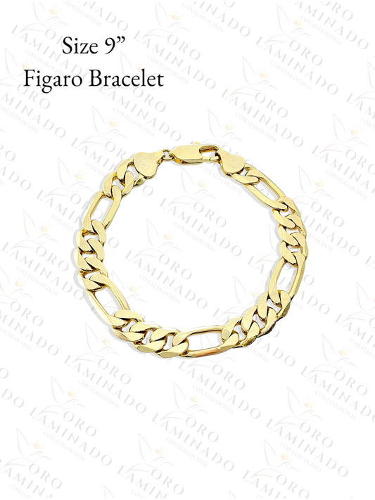 High Quality Figaro Men Bracelet Size 9" R471