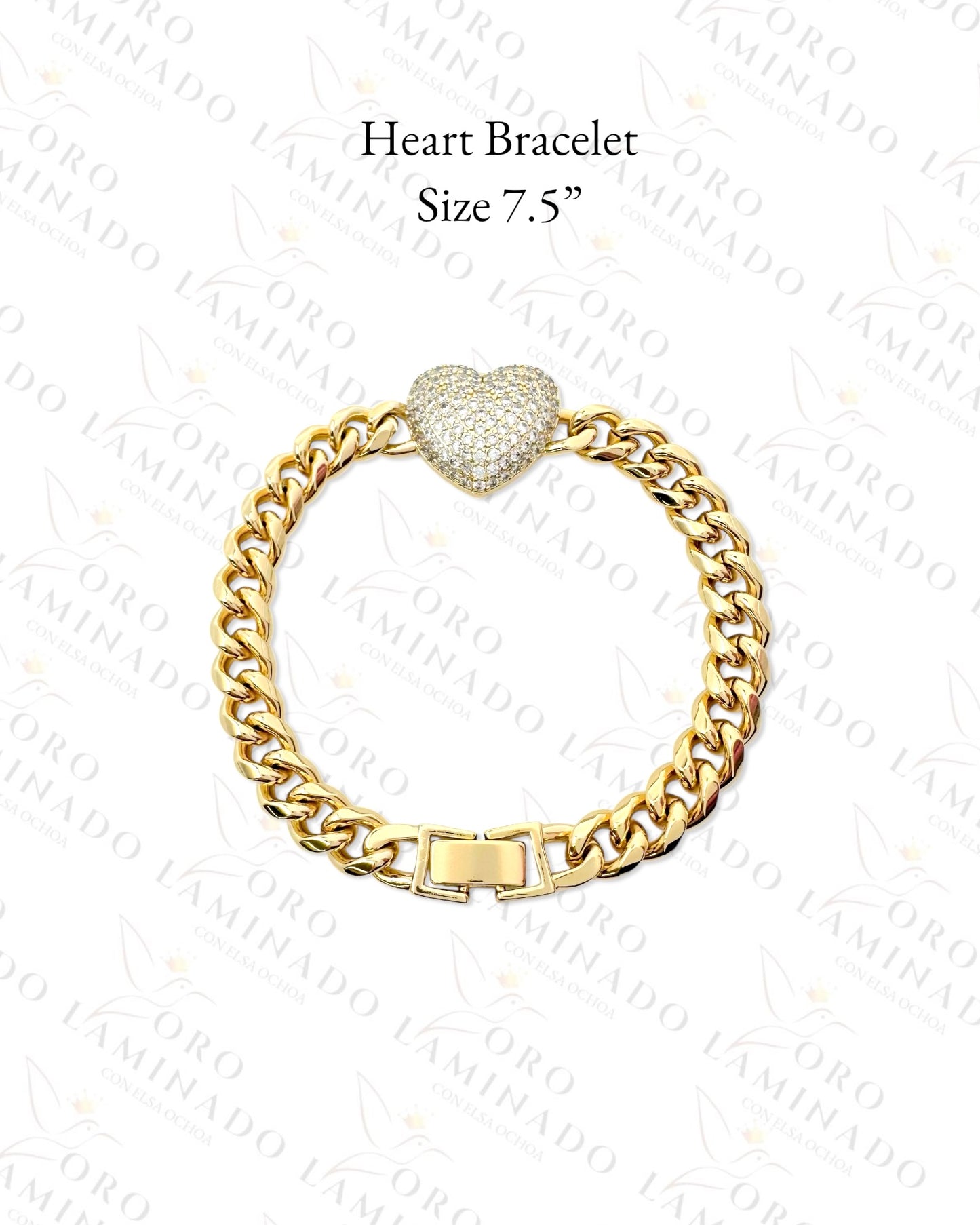 High Quality Diamond Heart Set (Gold Filled) C243