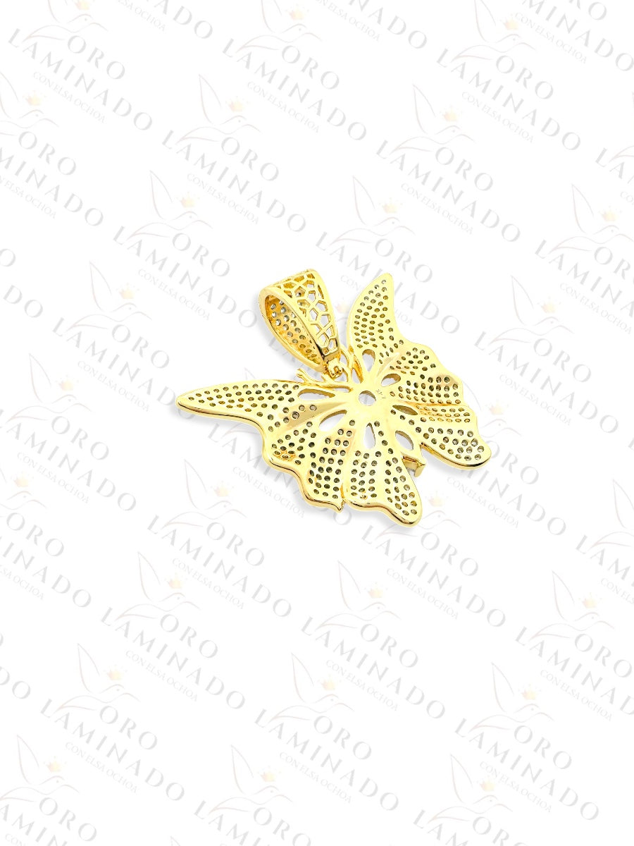 Gold Filled High Quality Butterfly Pendant B242