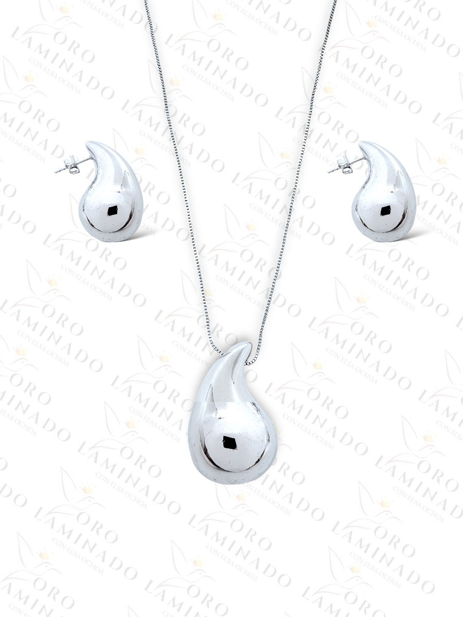 Rain Drop Silver Set B86